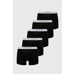 Bokserice Tommy Hilfiger 5-pack za muškarce, boja: crna - crna. Bokserice iz kolekcije Tommy Hilfiger. Model izrađen od elastične pletiva. U setu pet pari.