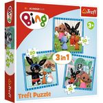 Trefl Bing: Zabava sa prijateljima 3 u 1 puzzle