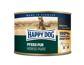 Happy Dog Pferd Pur - konzerva sa konjskim mesom 24 x 800 g