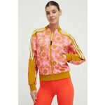 ADIDAS SPORTSWEAR Sportska sweater majica 'FARM TIRO TT' šafran / roza / bijela