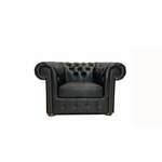 Chesterfield Fotelja Class Leather | 1-sjedište | Shiny Black