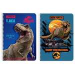 Jurassic World - T-rex bilježnica u dvije verzije A4 60 stranica