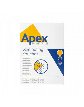 Laminating sleeves Fellowes Black Transparent A4