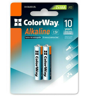 Colorway alkalna baterija AAA/ 1.5V/ 2 kom u pakiranju/ Blister