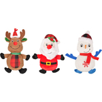 Flamingo božićna igračka za pse - sob, Djed Mraz, snjegović 1 komad