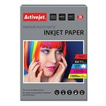 Foto papir Activejet A4 Inkjet Mat 125 g, 100/1