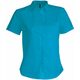 JUDITH &gt; LADIES SHORT-SLEEVED SHIRT - Bright Turquoise,2XL