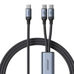 Kabel Speedy USB-C na 2x USB-C Joyroom SA21-1T2/ 100 W / 1,5 m (crni)