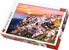 Santorini zalazak sunca puzzle