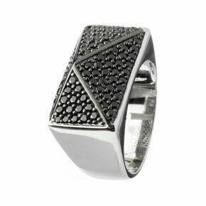 Ženski prsten Sif Jakobs R11067-BK-56 (Veličina 16)