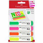Faber-Castell: Neon boja set markera 4kom