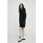 Haljina G-Star Raw boja: crna, mini, oversize - crna. Topla haljina iz kolekcije G-Star Raw. Široki kroj. Model izrađen od elastične pletenine.