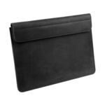 FIXED Oxford Leather case for MacBook Pro 16" (2019) crno