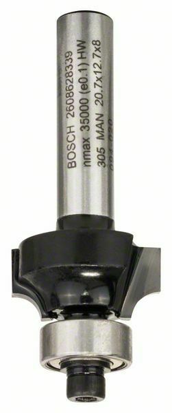 Bosch Accessories 2608628339 glodalo za zaobljavanje ivica tvrdi metal dužina 53 mm Promjer osovine 8 mm