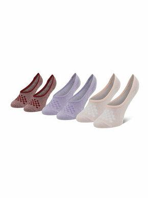 Set od 3 para ženskih niskih čarapa Vans Wm Classic Marled Canoodles VN0A49Z8ZB21 r. 36 Chalk Violet