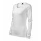 Majica dugih rukava ženska SLIM 139 - S,Bijela