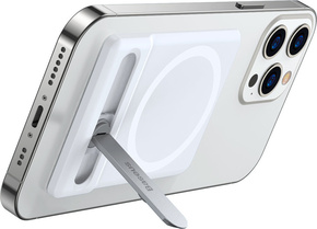 BASEUS Žica bez punjač MagSafe i nožicu hátlapra iPhone bijela