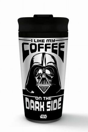 PYRAMID INTERNATIONAL Star Wars I Like My Coffee on the Dark Side metal putnik šolja 450 ml