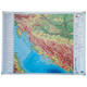Mapa stolna Hrvatske obostrana 64x49cm plastificirana Trsat