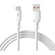 Akyga USB-C kabel USB-A utikač, USB-C® utikač 1 m bijela AK-USB-59