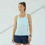 Majica bez rukava za trčanje Kiprun Light ženska plava