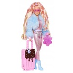 Barbie Extra lutka na putovanju - Snijeg (plava)
