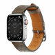 Strap Leather kožni remen za Apple Watch SE, 8, 7, 6, 5, 4, 3, 2, 1 (41, 40, 38 mm): tamno smeđa