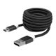 BIT FORCE presvučeni kabel USB A-MICRO USB M/M 1,5m crni