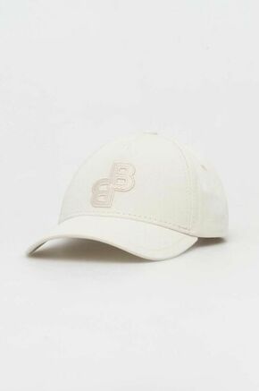 Pamučna kapa sa šiltom BOSS boja: bijela