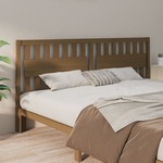 Uzglavlje za krevet boja meda 205,5x4x100 cm masivna borovina
