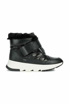 Čizme za snijeg Geox Falena B Abx boja: crna - crna. Čizme za snijeg iz kolekcije Geox. Model izrađen od kombinacije tekstilnog materijala i ekološke kože.