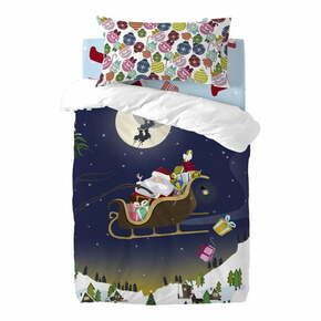 Dječja pamučna posteljina Mr. Fox Merry Christmas