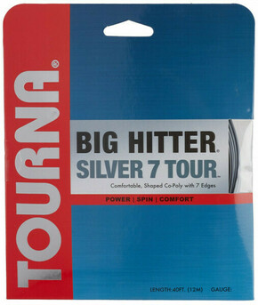 Teniska žica Tourna Big Hitter Silver 7 Tour (12 m) - silver