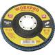 WorkPro WP407550 lamelna brusna ploča promjer 115 mm Promjer bušotine 22.2 mm 10 St.