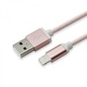 Kabel Lightning USB SBOX punjač, data - iPad, iPhone5/6/7 - 1.5m Rose Gold