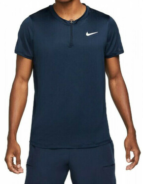 Muški teniski polo Nike Men's Court Dri-Fit Advantage Polo - obsidian/white