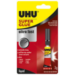 Ljepilo trenutačno 3g Super glue(cianoakrilat) UHU 40755 blister