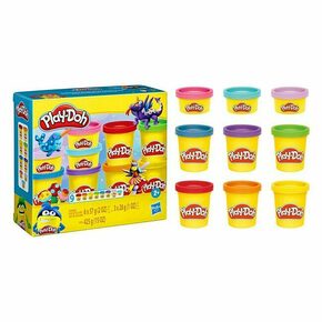 Play-Doh: 9 posuda gline u živim bojama 425g - Hasbro