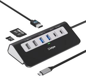Slomart USB C Hub 9-u-1: 4K HDMI