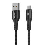 USB na Micro USB kabel Vipfan Colorful X13, 3A, 1.2m (crni)