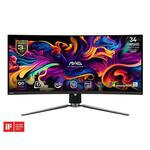 MSI MAG341CQPDE monitor, OLED, 21:9, 3440x1440, 175Hz, USB-C, HDMI, Display port, USB