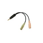 LogiLink audio kabel 3,5 mm jack, M-Ž, 0,15 m