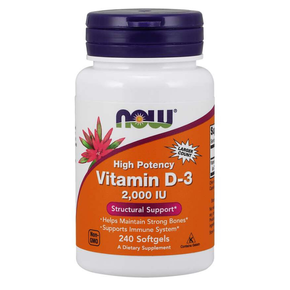 NOW Foods Vitamin D3 2000 IU 240 tab.