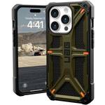 Urban Armor Gear Monarch stražnji poklopac za mobilni telefon Apple iPhone 15 Pro kevlar®, zelena