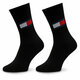 Set od 2 para unisex visokih čarapa Tommy Jeans 701228222 Black