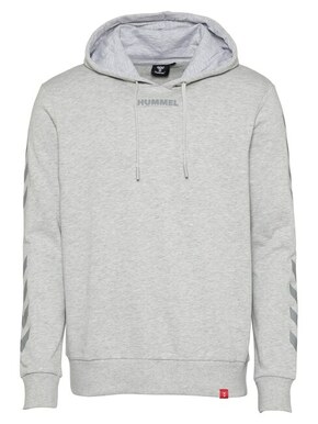 Hummel Sportska sweater majica 'Legacy' tamo siva / siva melange