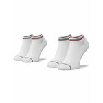 Set od 2 para muških čarapa Tommy Hilfiger 100001093 White 300