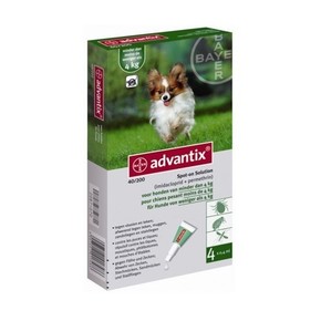 Advantix Spot On otopina za pse A.U.V. za pse od 4-10 kg (4 x 0