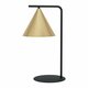 EGLO 99593 | Narices Eglo stolna svjetiljka 50cm sa prekidačem na kablu 1x E27 crno, brušeno zlato, zlatno