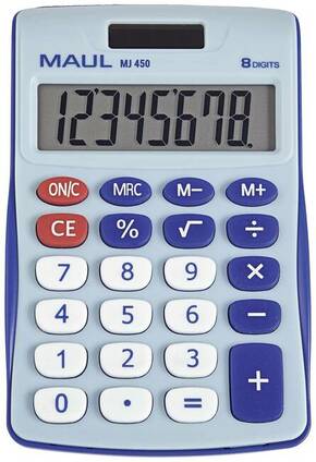 Maul MJ 450 stolni kalkulator svijetloplava Zaslon (broj mjesta): 8 baterijski pogon